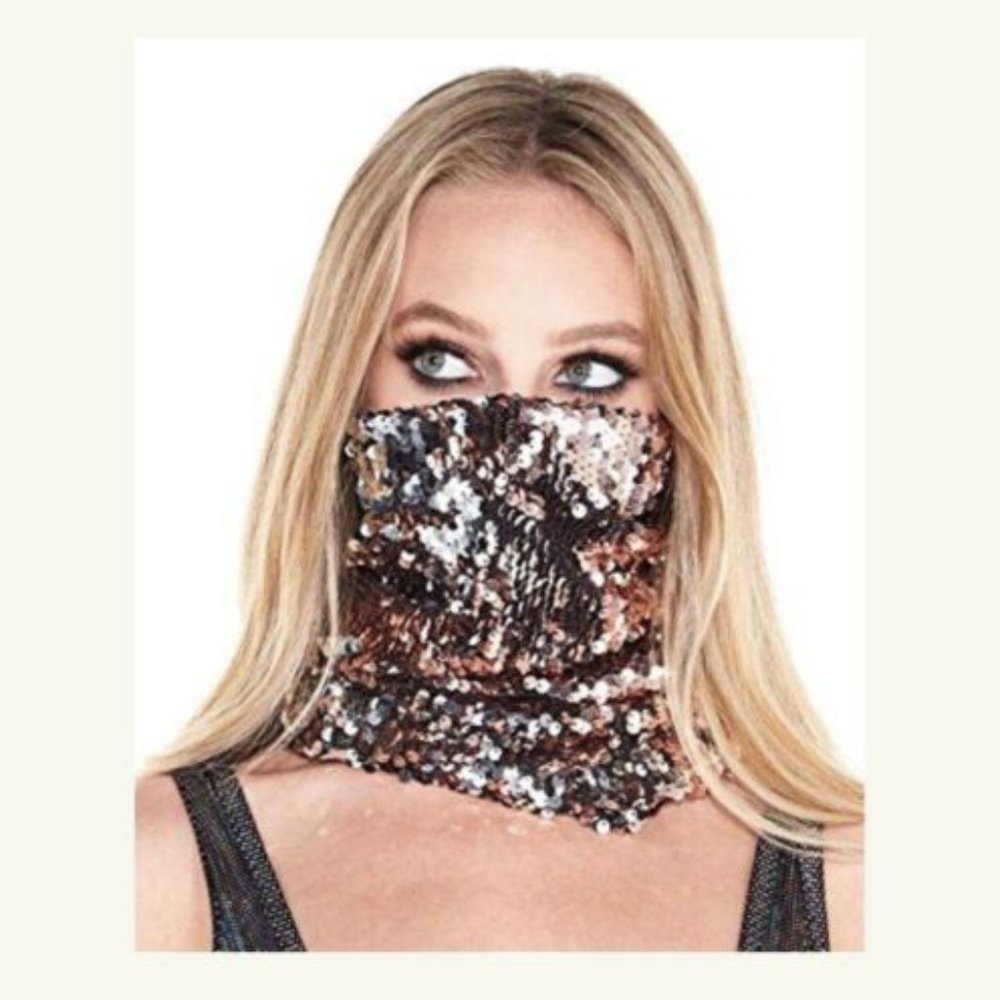 Sequined Face Mask